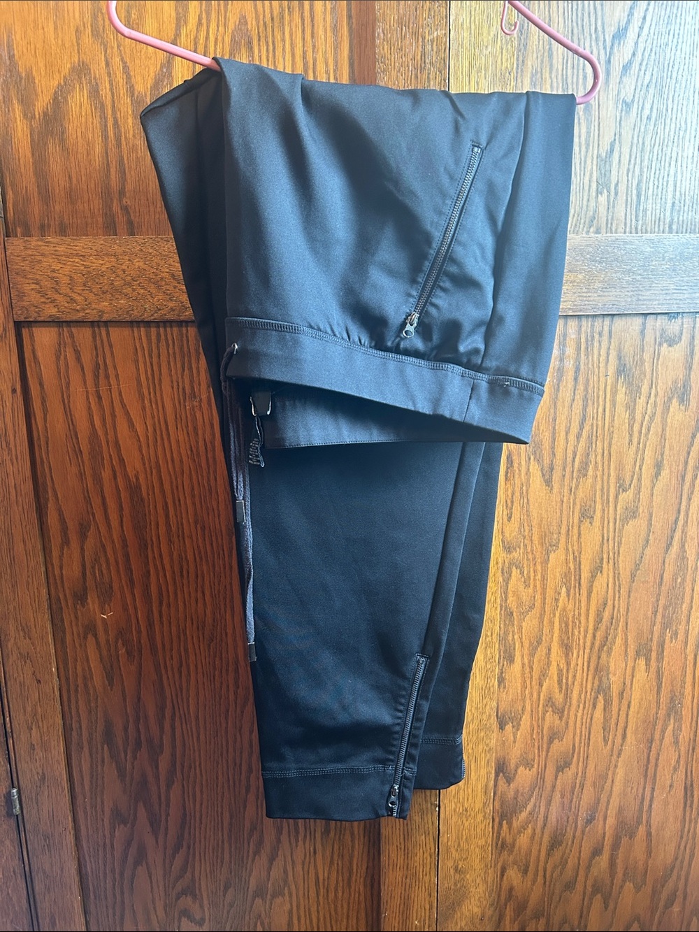 Women’s Black lane Bryant Athletic Zip-Detail Pants